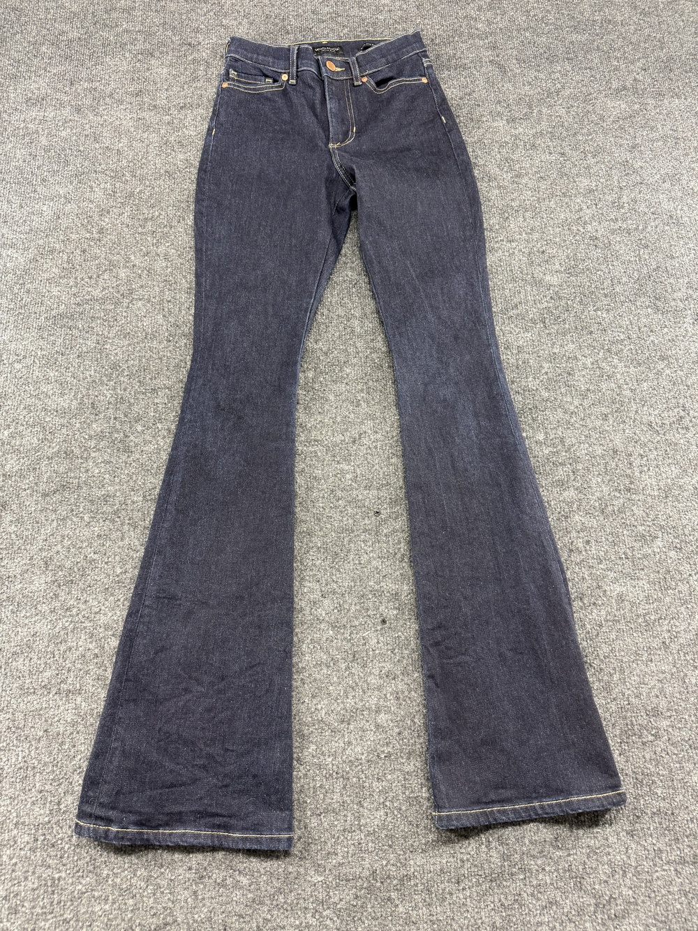 Banana Republic High Rise Flare Jeans Womens 26 Blue Rinse Wash Denim Pants